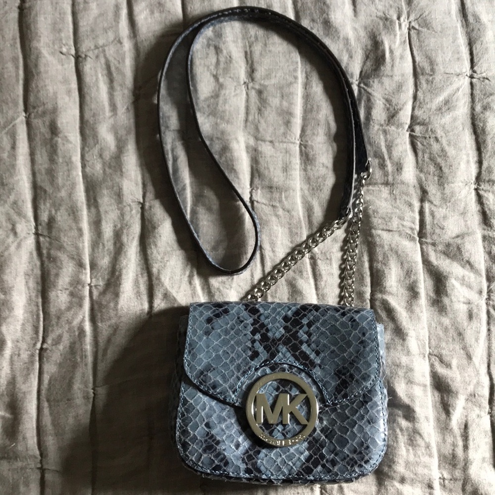 Michael Kors snakeskin crossbody